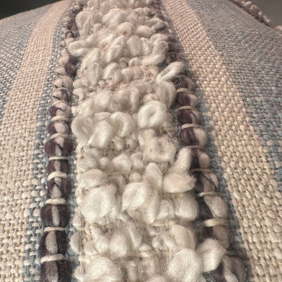 Love Marlo Striped Decorative Throw Pillow Accents Textured Cotton Lexi Strip - Picture 3 of 14